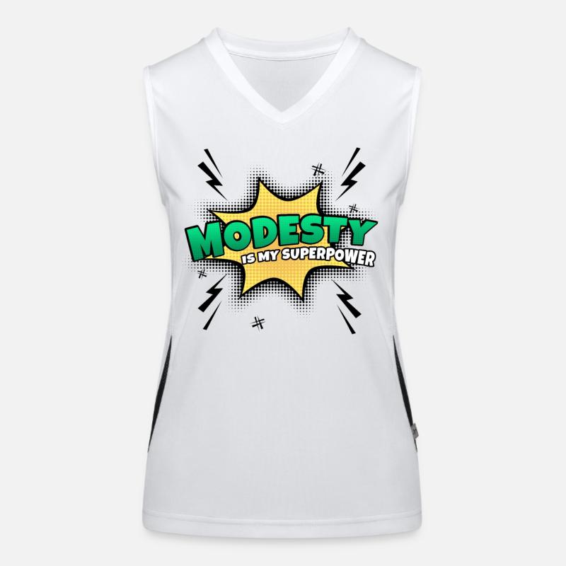 Humility is my superpower trait Women's Functional Contrast Tank Top