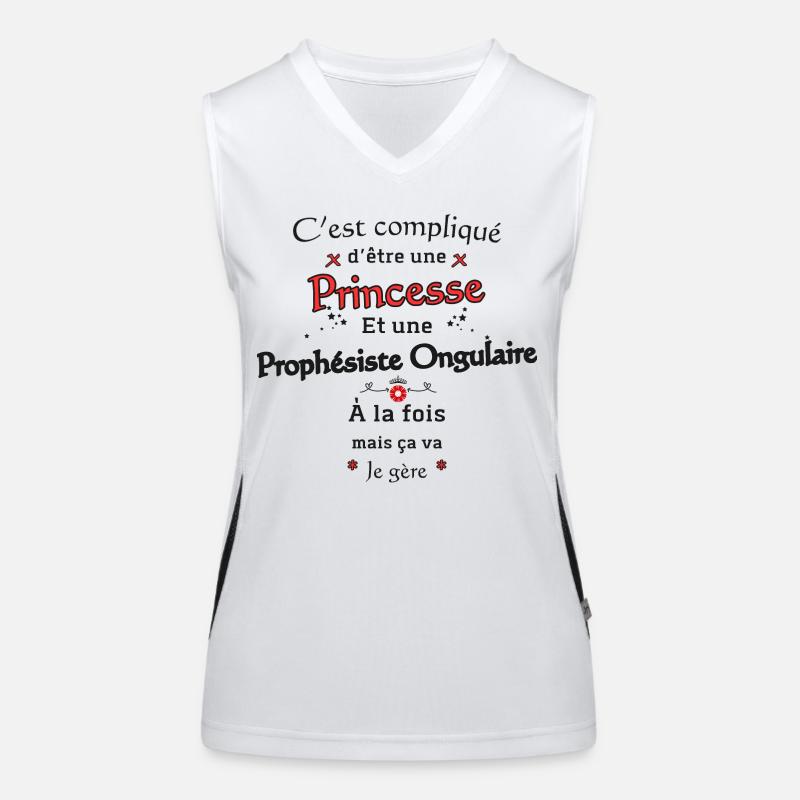 Princess Prophet Nail Women's Functional Contrast Tank Top