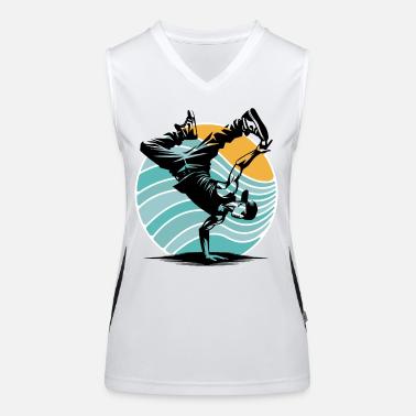 Breakdance Débardeur respirant contrasté Femme