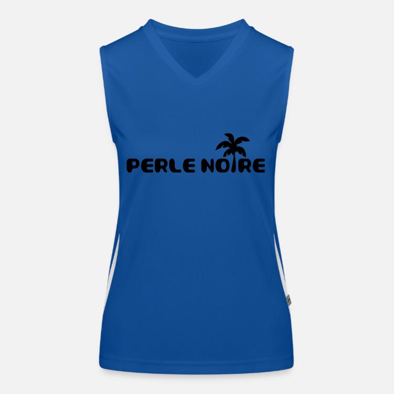 Perle Noire Palmier BXL ai Débardeur respirant contrasté Femme