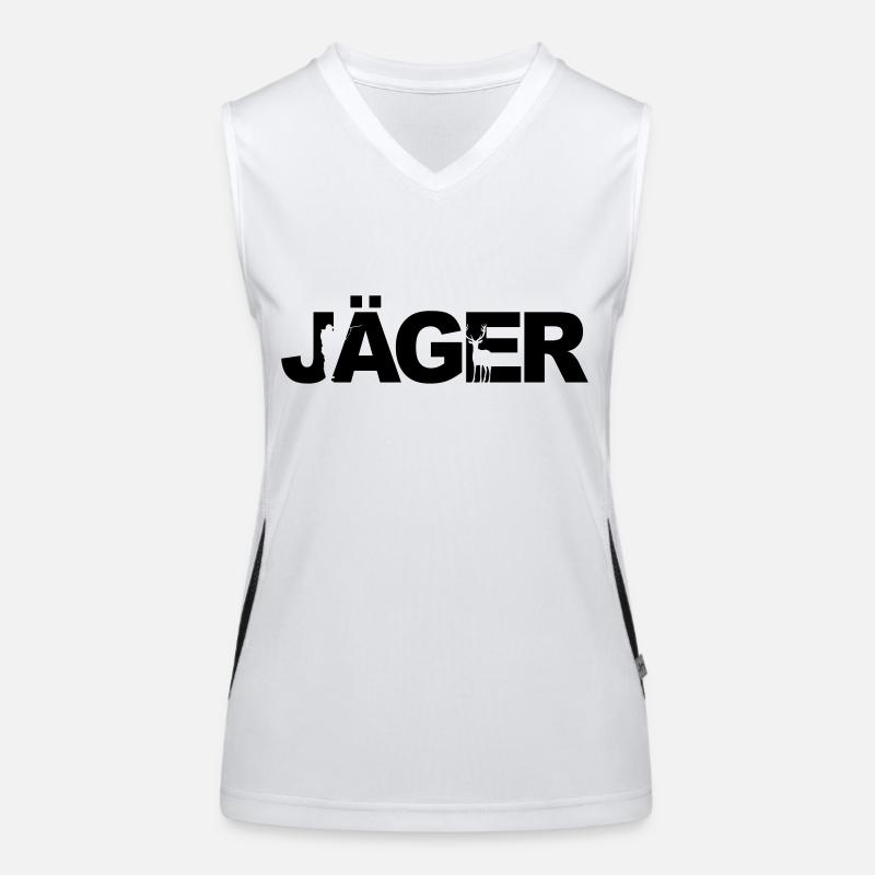 Jäger Funktionelles Kontrast-Tank Top für Frauen