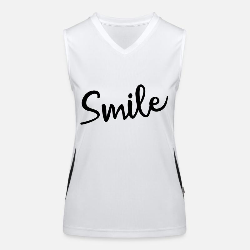 Smile Funktionelles Kontrast-Tank Top für Frauen
