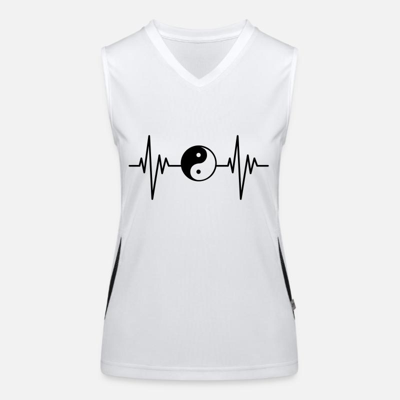 Ying Yang Pulse Women's Functional Contrast Tank Top