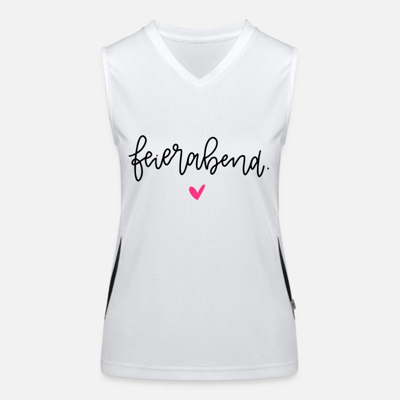 Feierabend Funktionelles Kontrast-Tank Top für Frauen