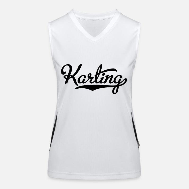 Karting Funktionelles Kontrast-Tank Top für Frauen