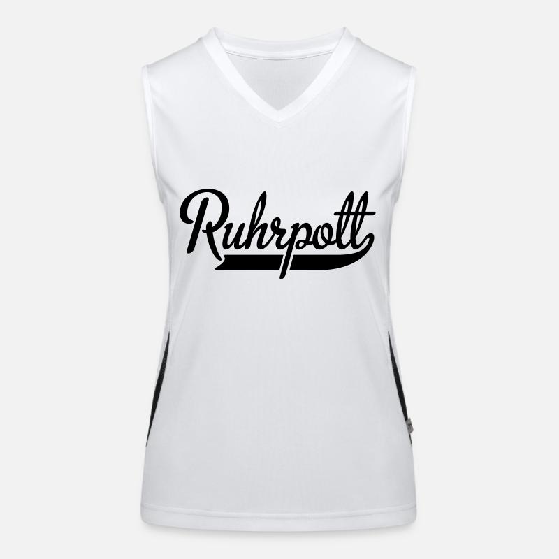Ruhrpott Funktionelles Kontrast-Tank Top für Frauen
