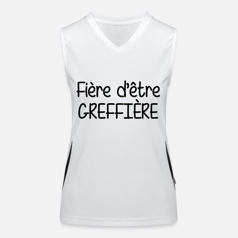 Greffier / Greffière / Loi / Tribunal / Justice Débardeur respirant contrasté Femme