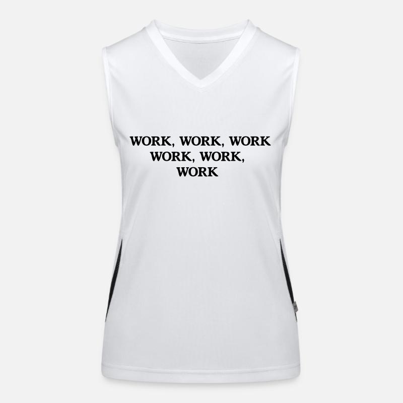 Work Work Funktionelles Kontrast-Tank Top für Frauen