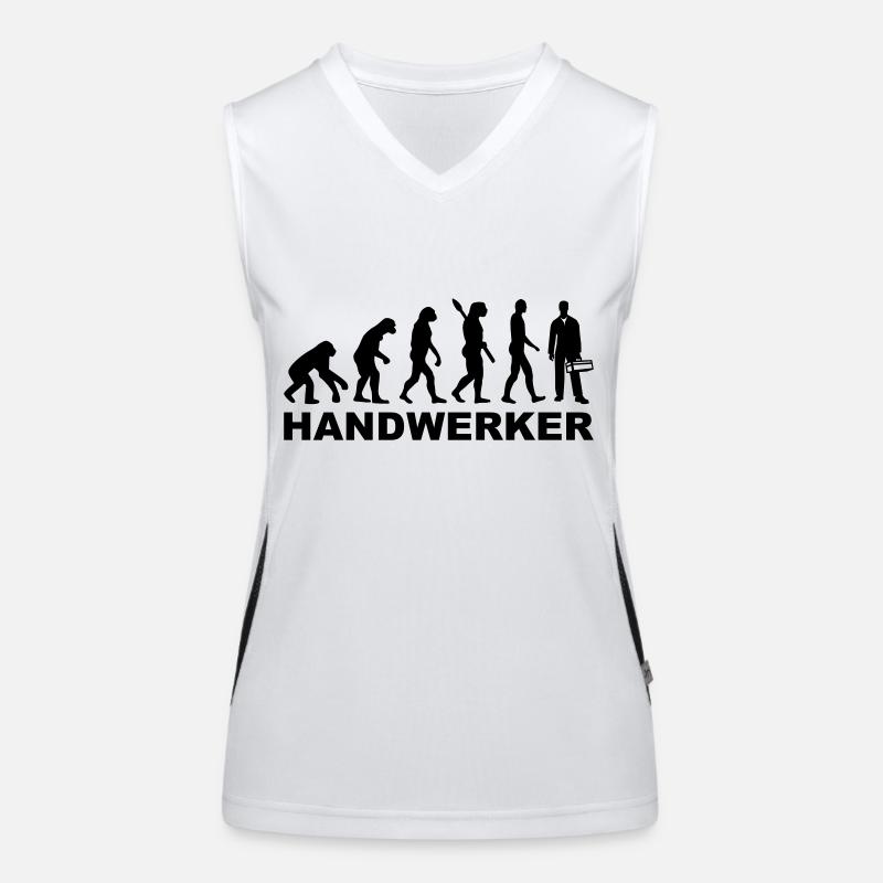 Handwerker Funktionelles Kontrast-Tank Top für Frauen