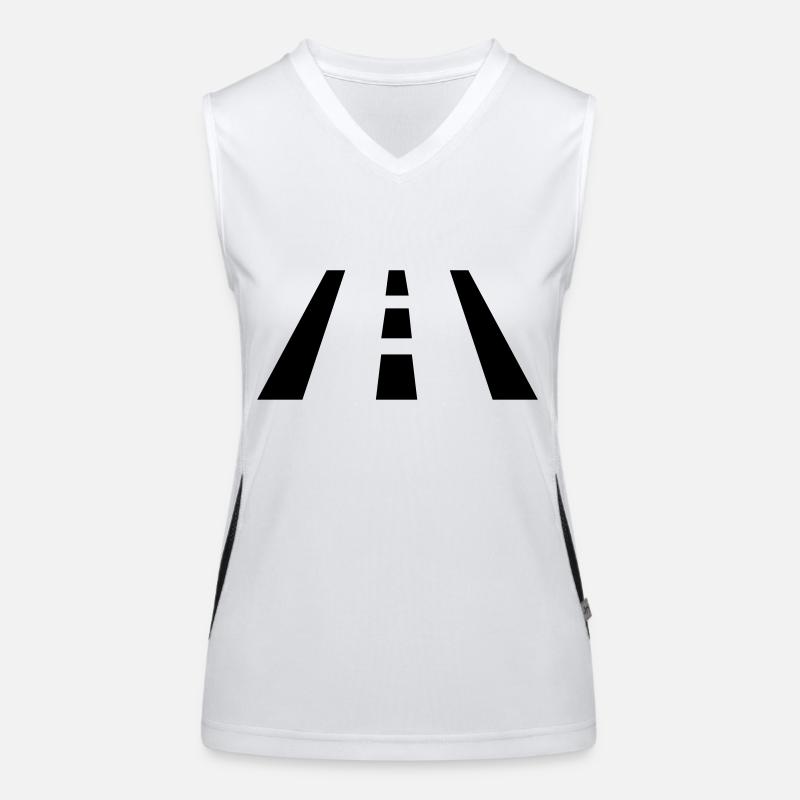 Route Débardeur respirant contrasté Femme