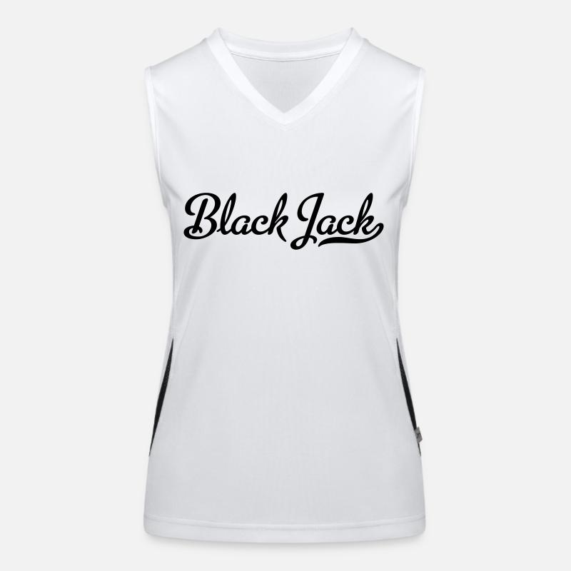 Black Jack Funktionelles Kontrast-Tank Top für Frauen