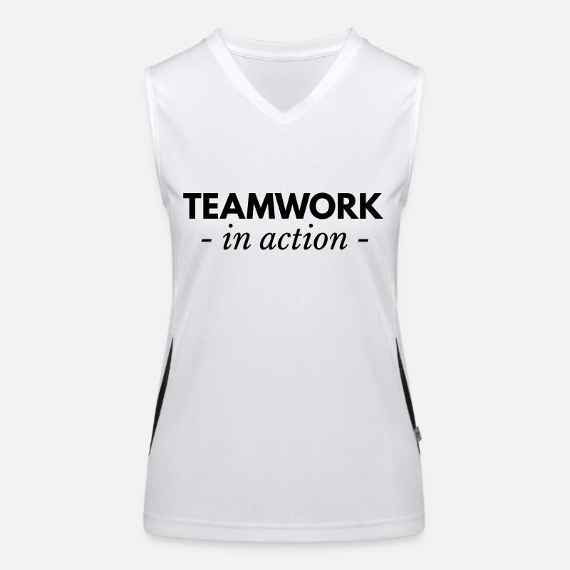 teamwork Funktionelles Kontrast-Tank Top für Frauen
