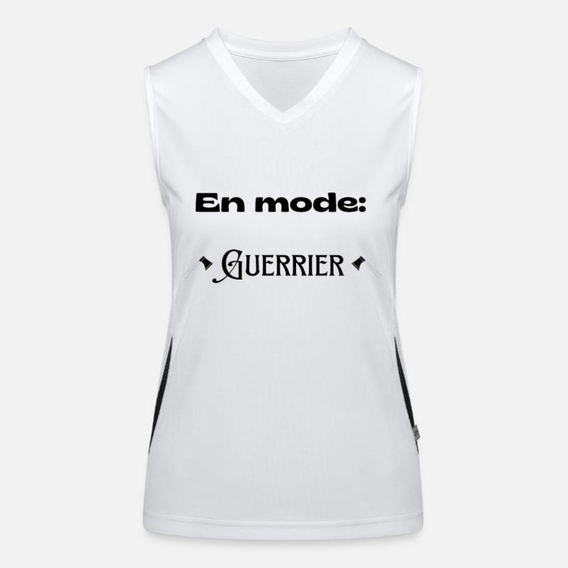 En mode guerrier Débardeur respirant contrasté Femme