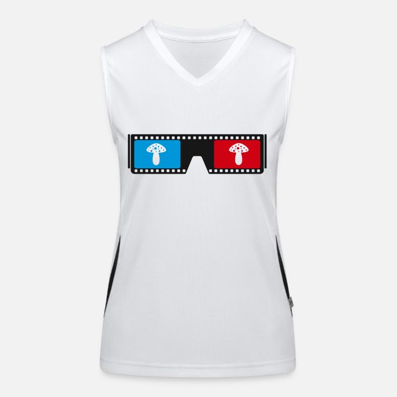 Pilz Funktionelles Kontrast-Tank Top für Frauen