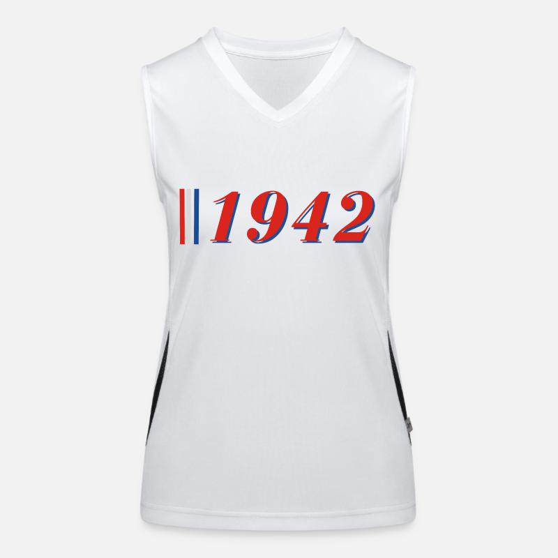 Année 1942 Débardeur respirant contrasté Femme