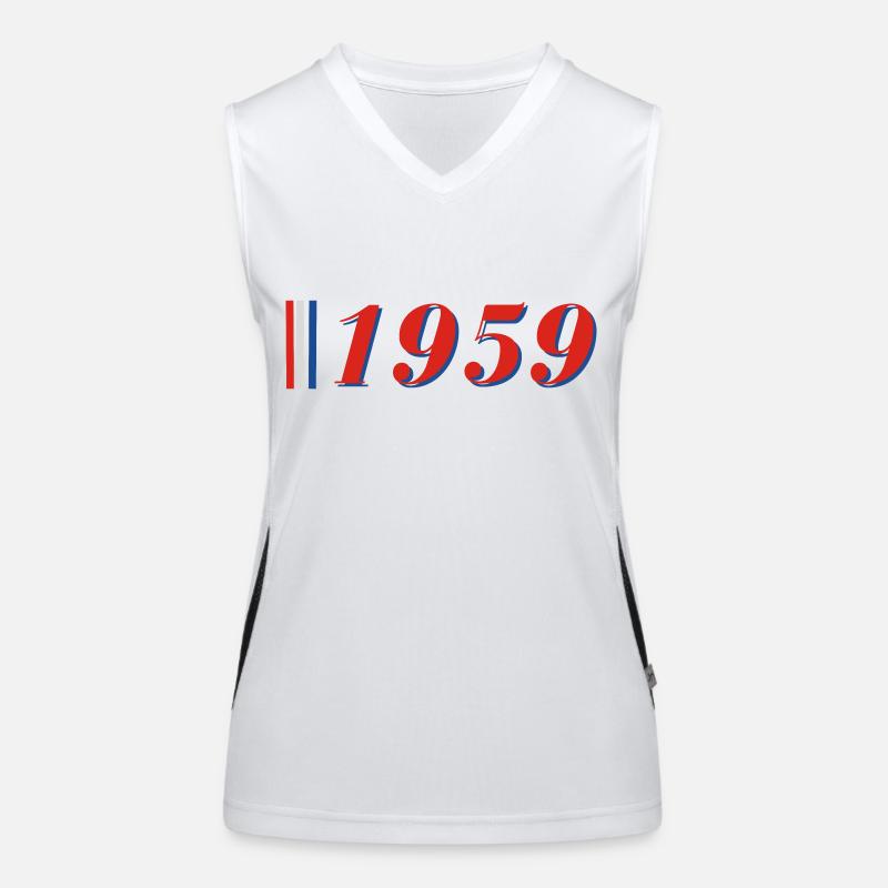 Year 1959 Women's Functional Contrast Tank Top