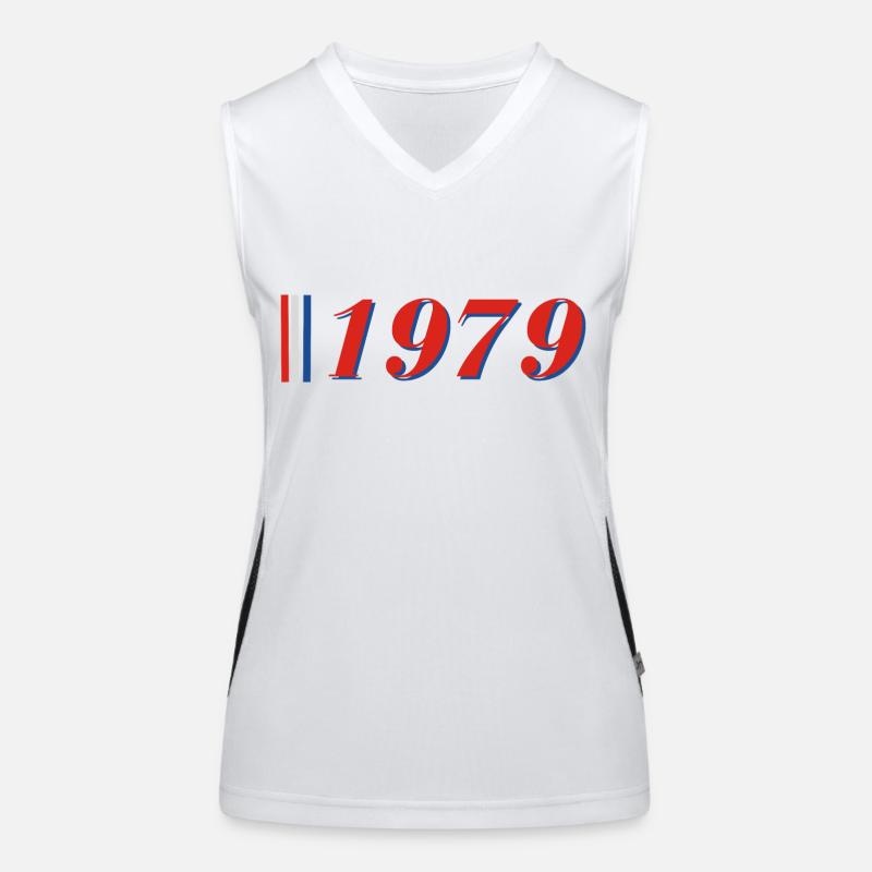 Year 1979 Women's Functional Contrast Tank Top