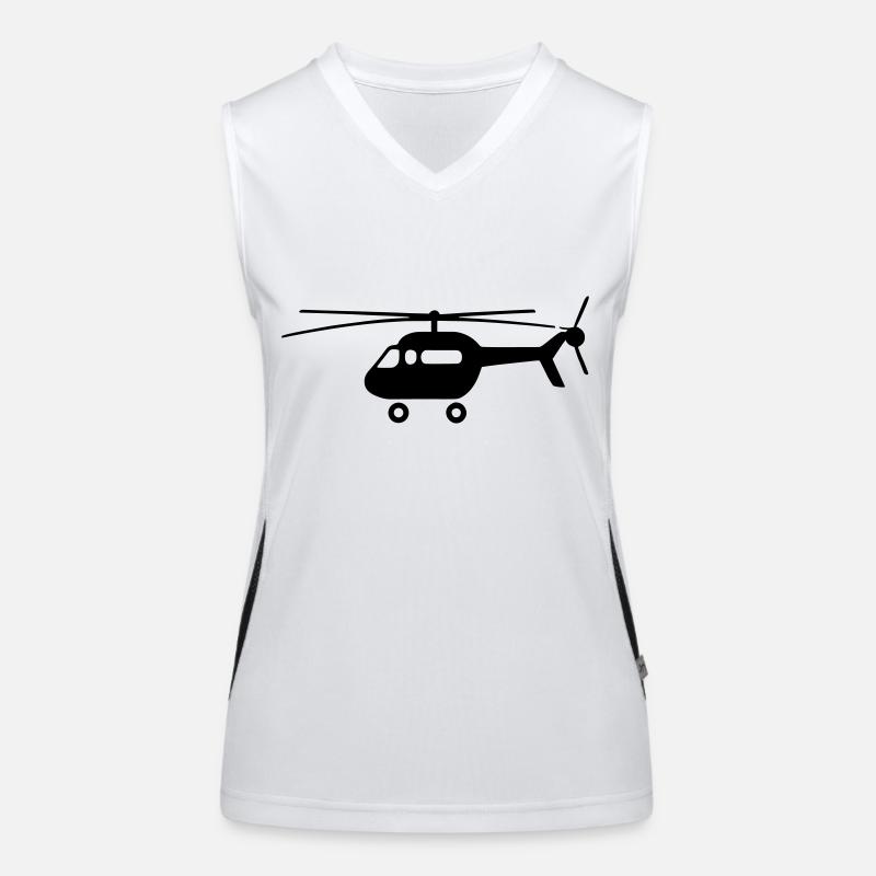 Hélicoptère Débardeur respirant contrasté Femme