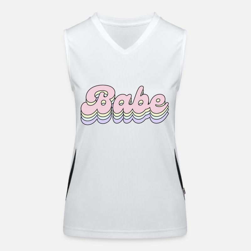 Babe pastel -team de la mariée Débardeur respirant contrasté Femme