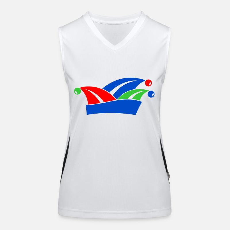 Jester's Cap 1 2 3 Colours Women's Functional Contrast Tank Top