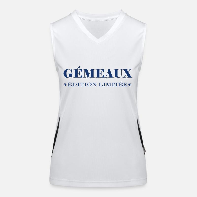 gémeaux Débardeur respirant contrasté Femme