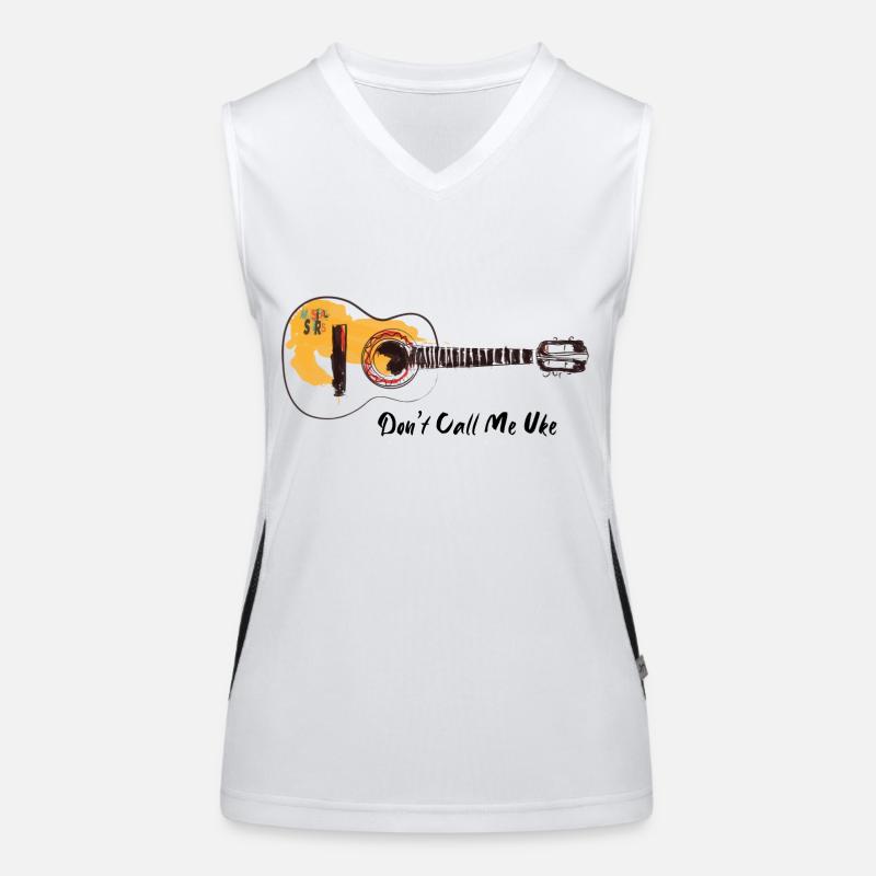 Don't Call Me Uke Funktionelles Kontrast-Tank Top für Frauen