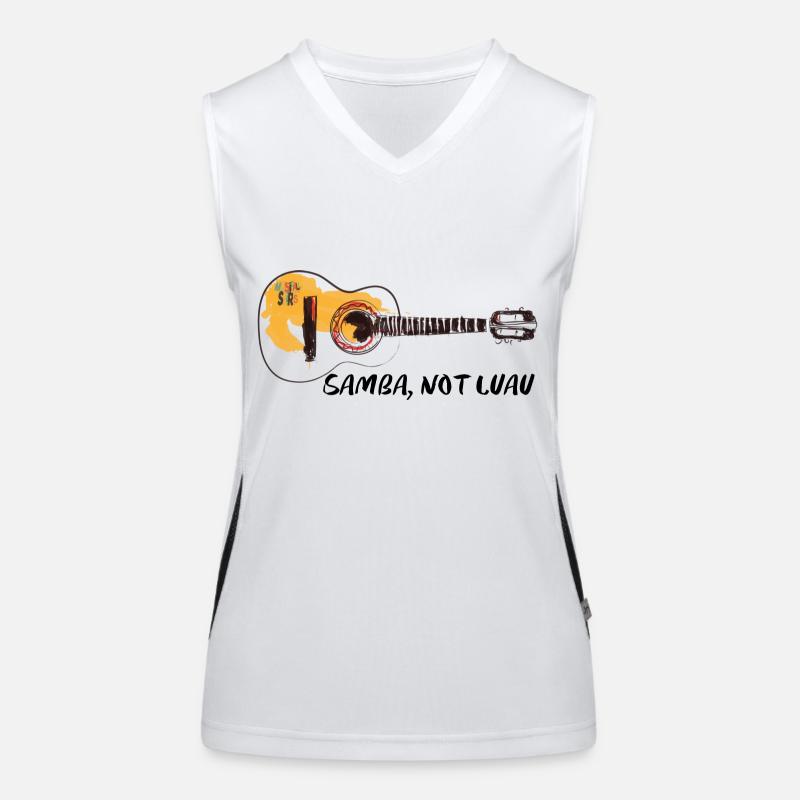 Samba Not Luau Funktionelles Kontrast-Tank Top für Frauen