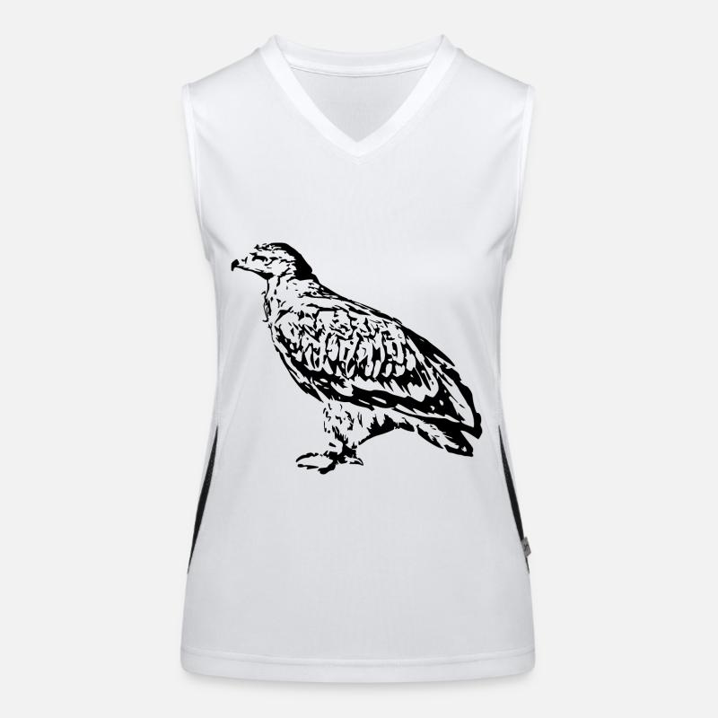 Falcons Birds Birds Women's Functional Contrast Tank Top