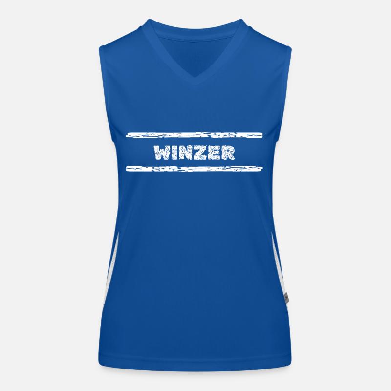 Beruf Winzer Funktionelles Kontrast-Tank Top für Frauen