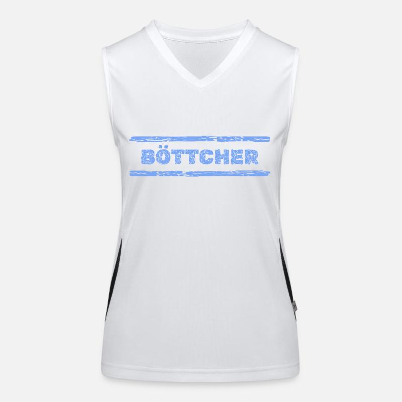 Böttcher als Beruf Funktionelles Kontrast-Tank Top für Frauen
