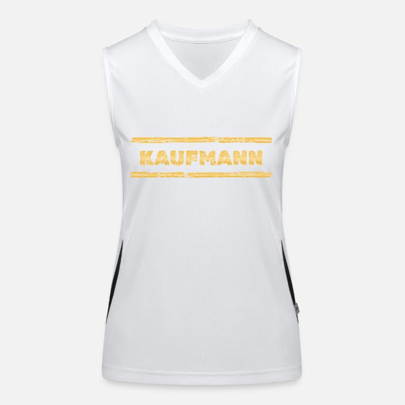 Beruf Kaufmann Funktionelles Kontrast-Tank Top für Frauen