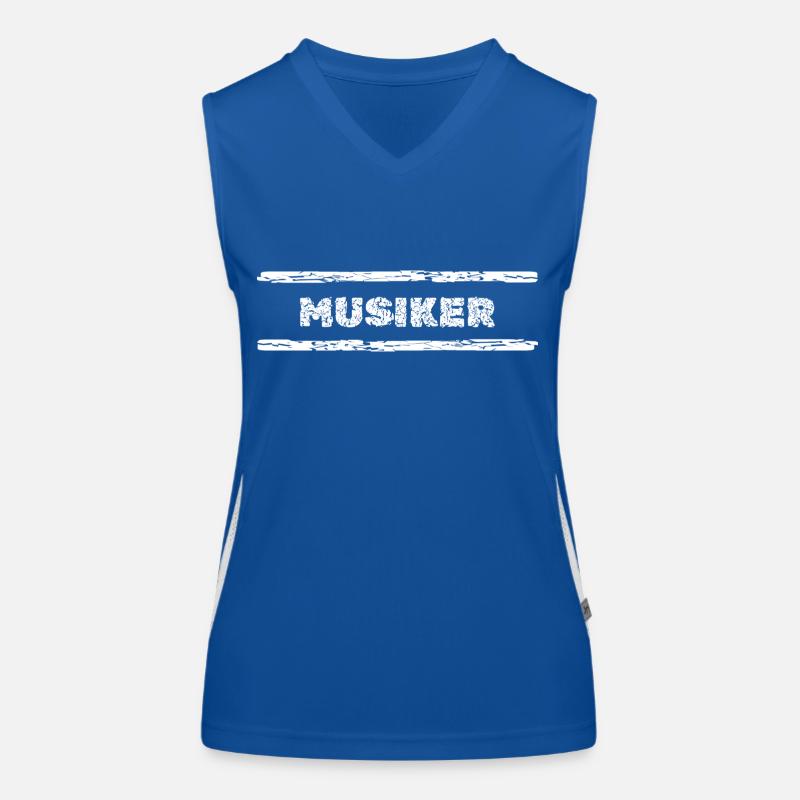 Musiker Funktionelles Kontrast-Tank Top für Frauen