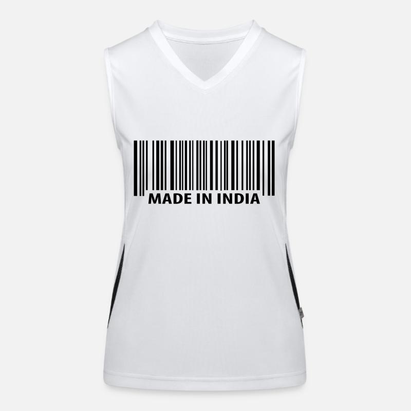 Made in India Funktionelles Kontrast-Tank Top für Frauen