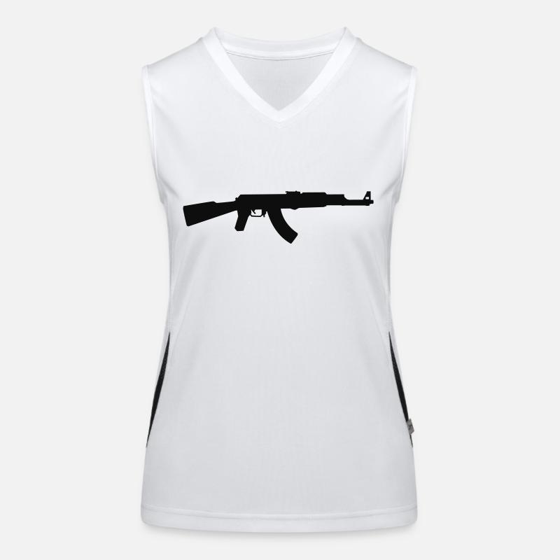 Kalashnikov AK 74 Rifle Women's Functional Contrast Tank Top