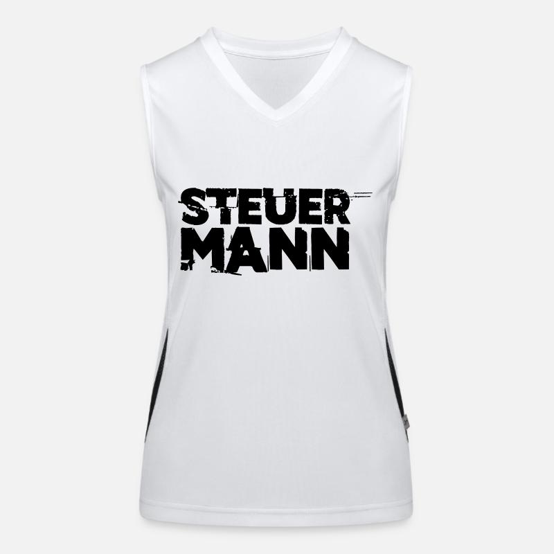 Steuermann Funktionelles Kontrast-Tank Top für Frauen