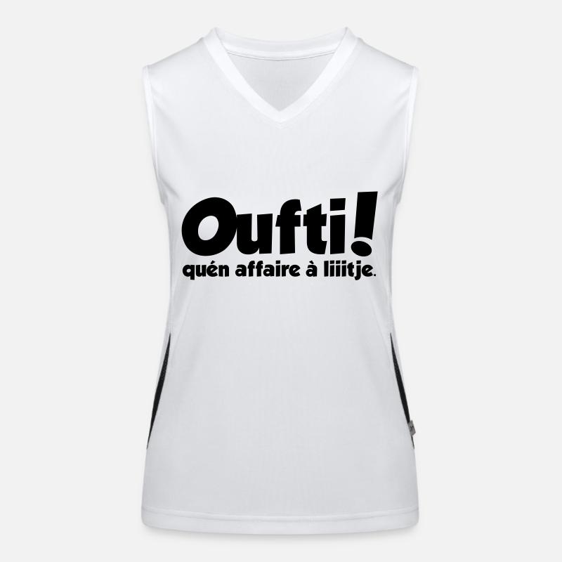 oufti_qun_affaire_a_litje Débardeur respirant contrasté Femme