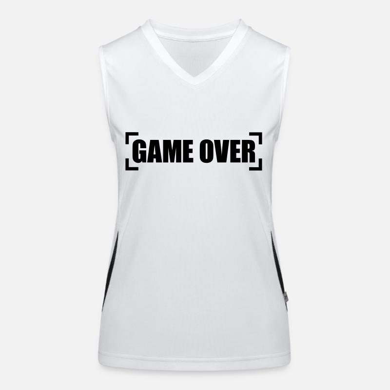 Game Over Top sportivo da donna in contrasto cromatico