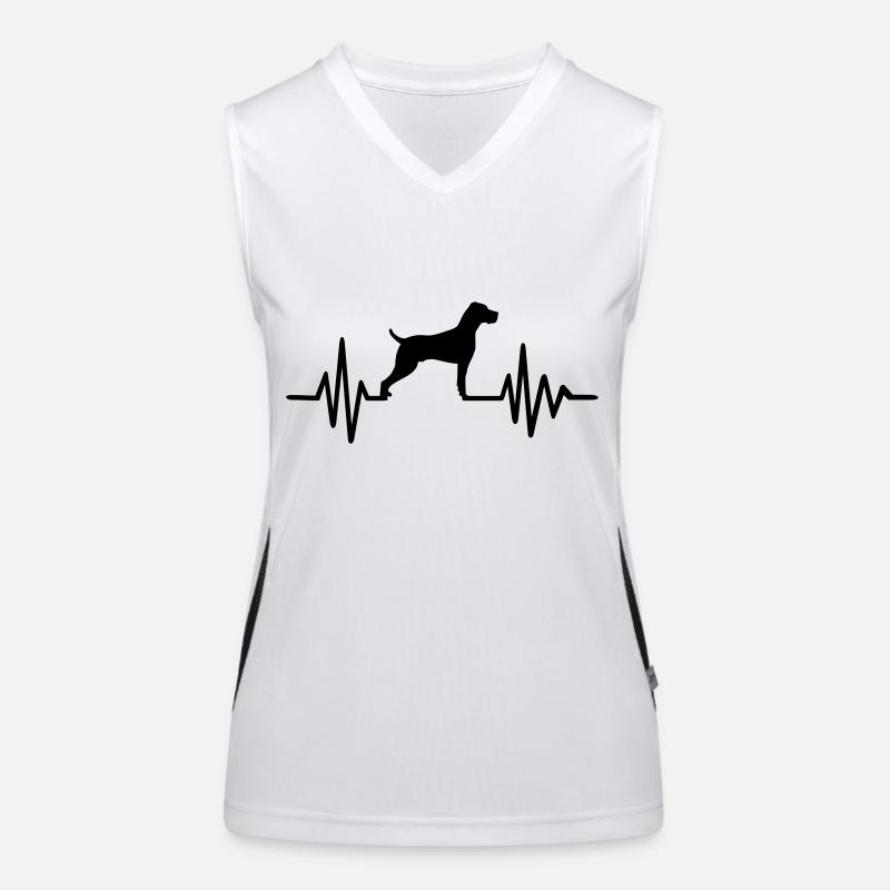 Weimaraner Débardeur respirant contrasté Femme