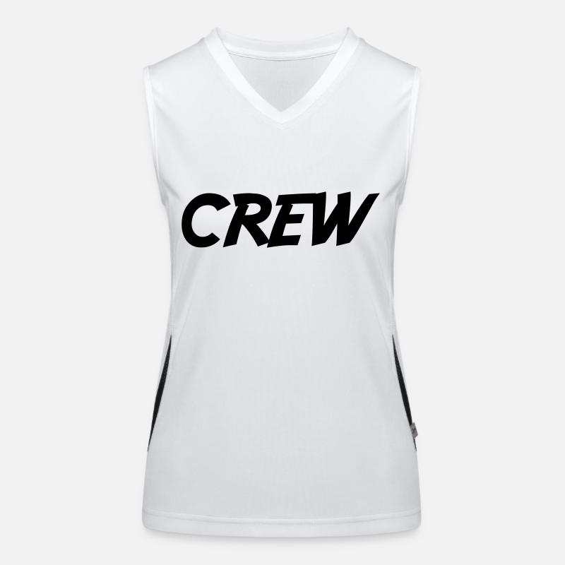 Crew Funktionelles Kontrast-Tank Top für Frauen