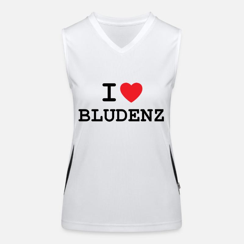 I love Bludenz - Ich liebe Bludenz Shirt Funktionelles Kontrast-Tank Top für Frauen