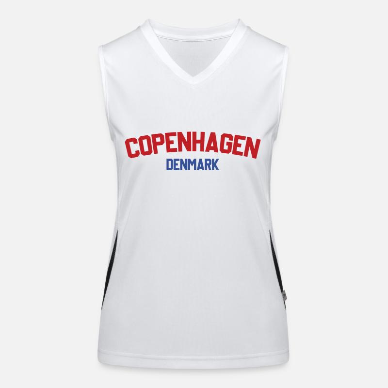 Copenhagen, Denmark Women's Functional Contrast Tank Top