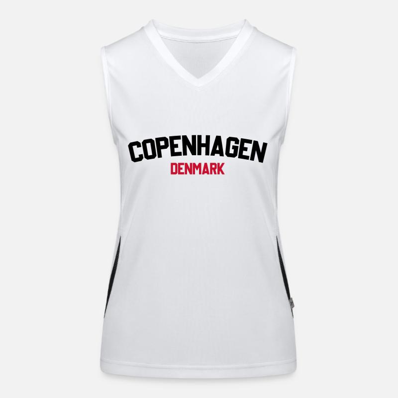 Copenhagen, Denmark Women's Functional Contrast Tank Top