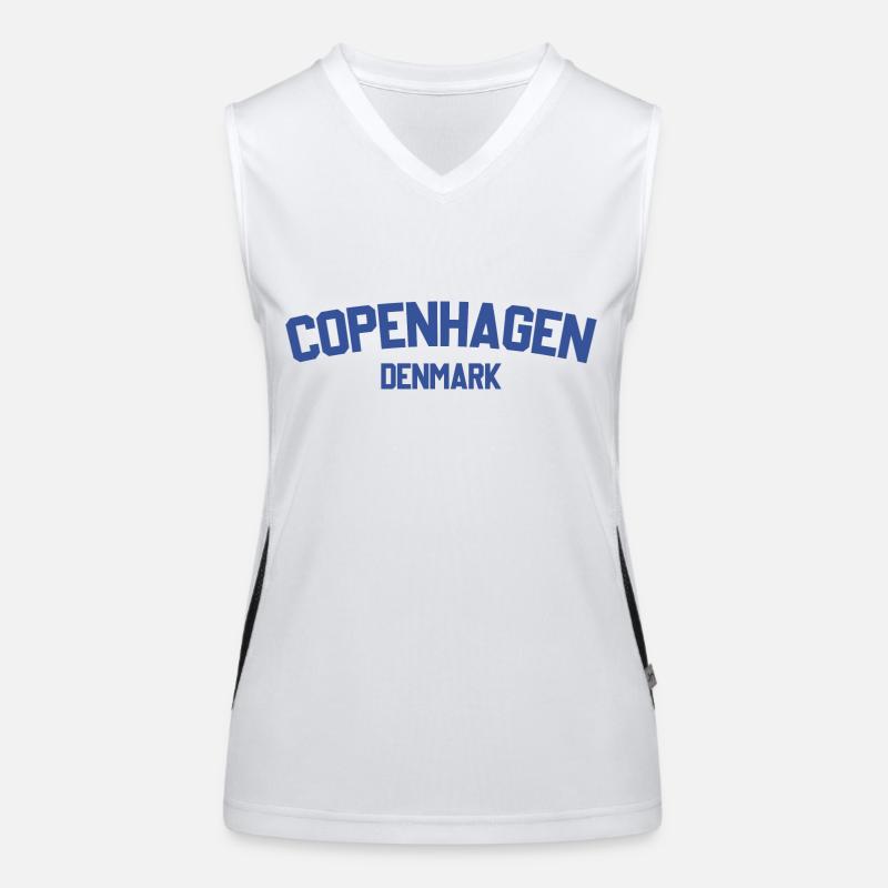 Copenhagen, Denmark Women's Functional Contrast Tank Top