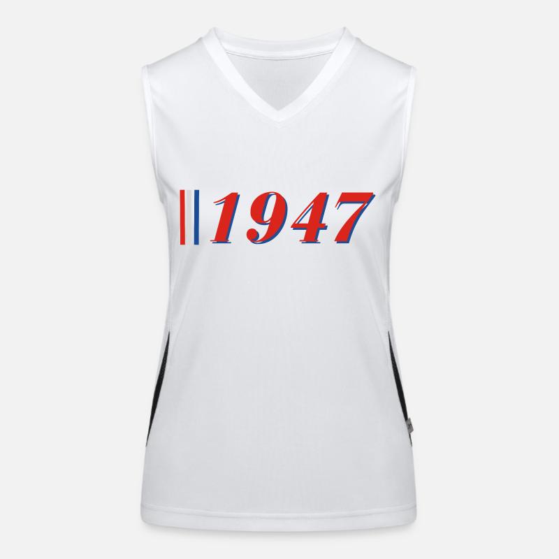 Année 1947 Débardeur respirant contrasté Femme