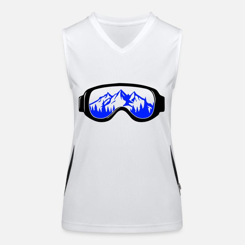 Ski goggles Women's Functional Contrast Tank Top