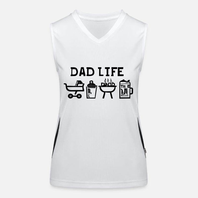 Dad life Women's Functional Contrast Tank Top