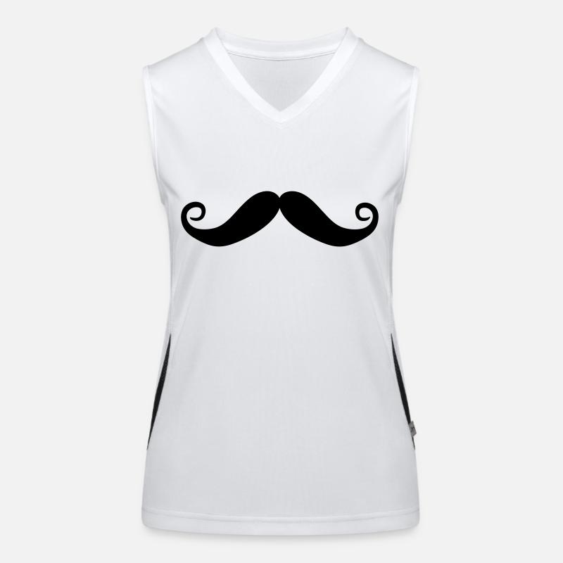 Moustache Women's Functional Contrast Tank Top