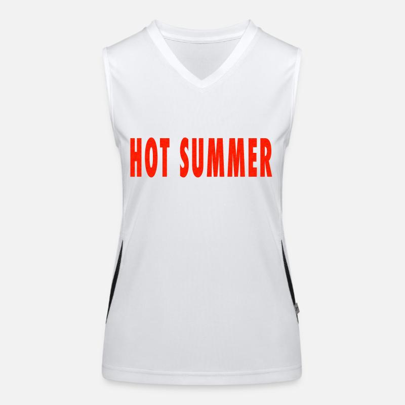 hot summer Funktionelles Kontrast-Tank Top für Frauen