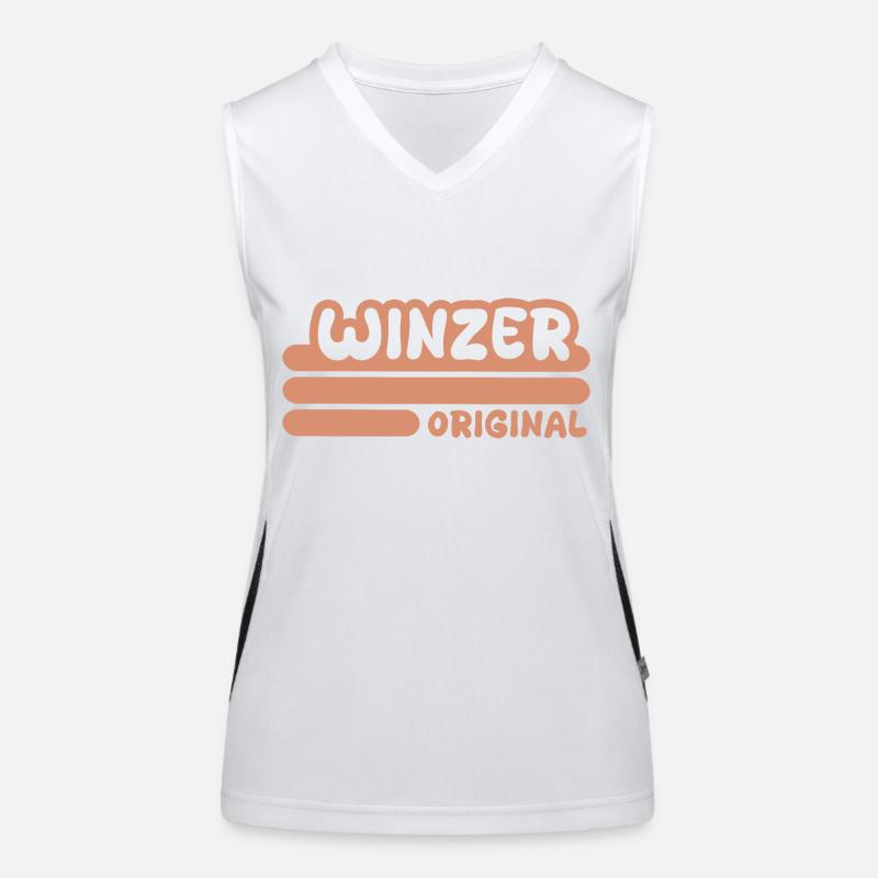 Beruf Winzer Funktionelles Kontrast-Tank Top für Frauen
