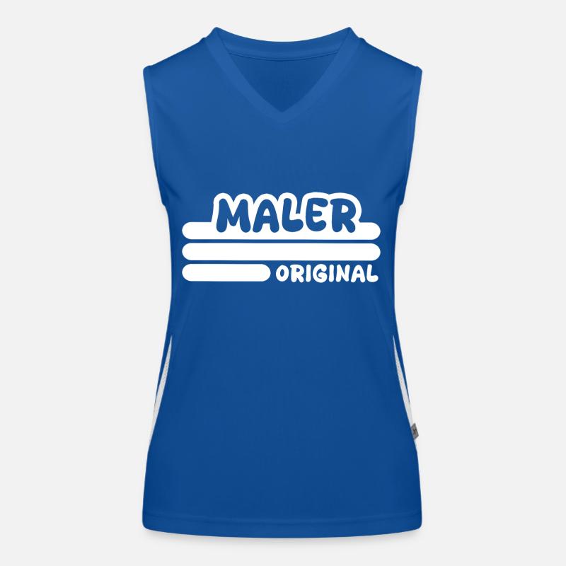 Beruf Maler Funktionelles Kontrast-Tank Top für Frauen